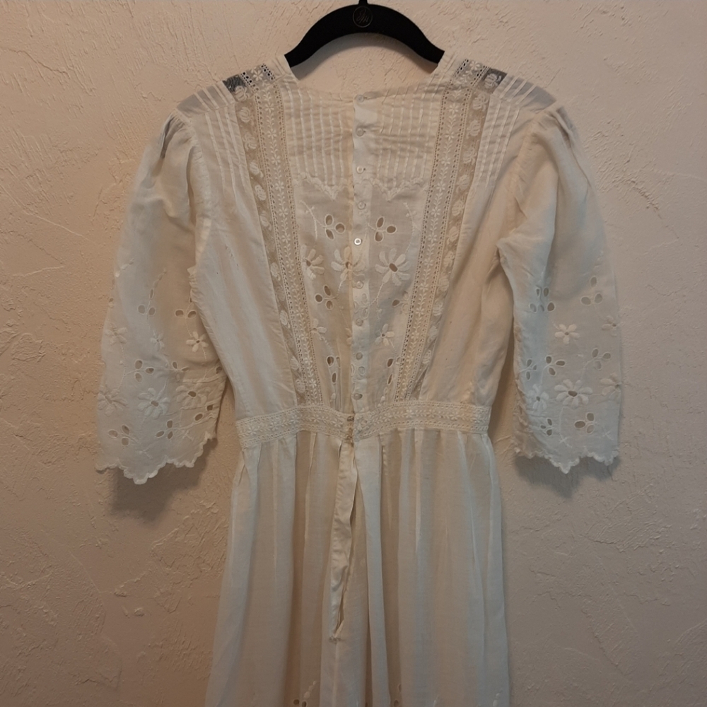 ❌SOLD❌ Vintage Rare 1900s Edwardian Dress XXS - Picture 13 of 16